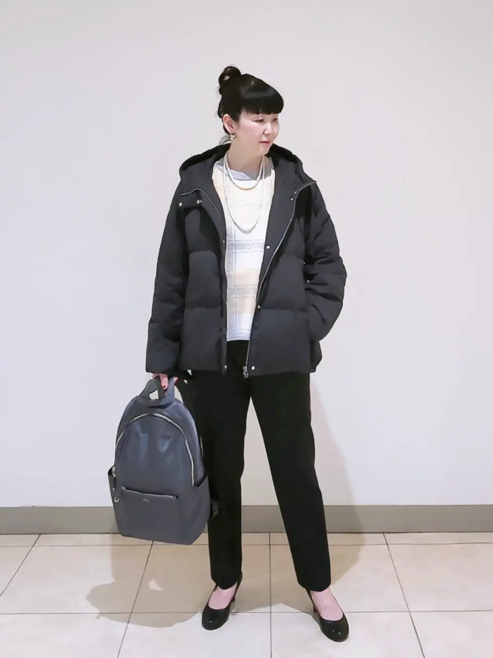 J.PRESS LADIES L スタッフ コーディネート画像