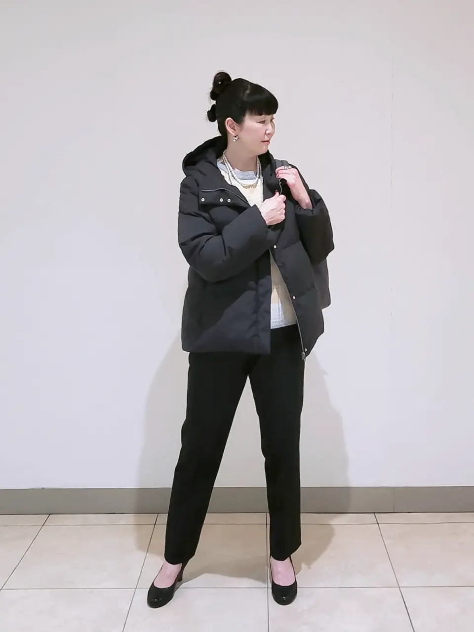 J.PRESS LADIES L スタッフ コーディネート画像