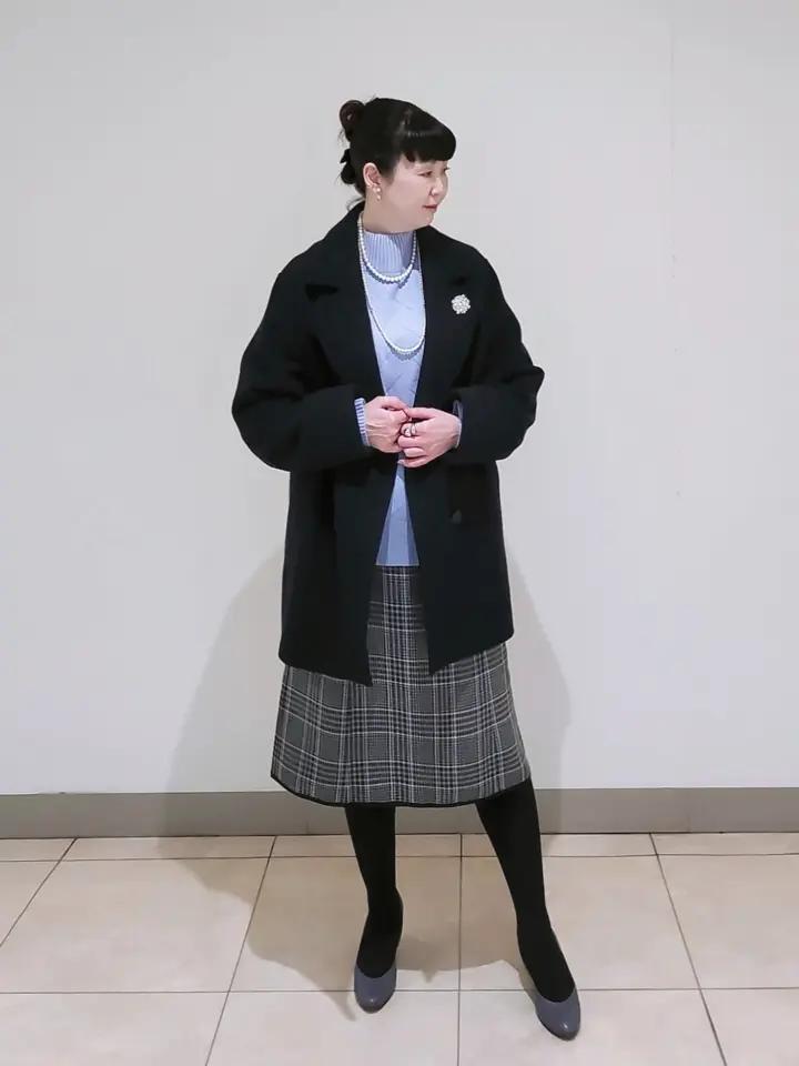 J.PRESS LADIES L スタッフ コーディネート画像