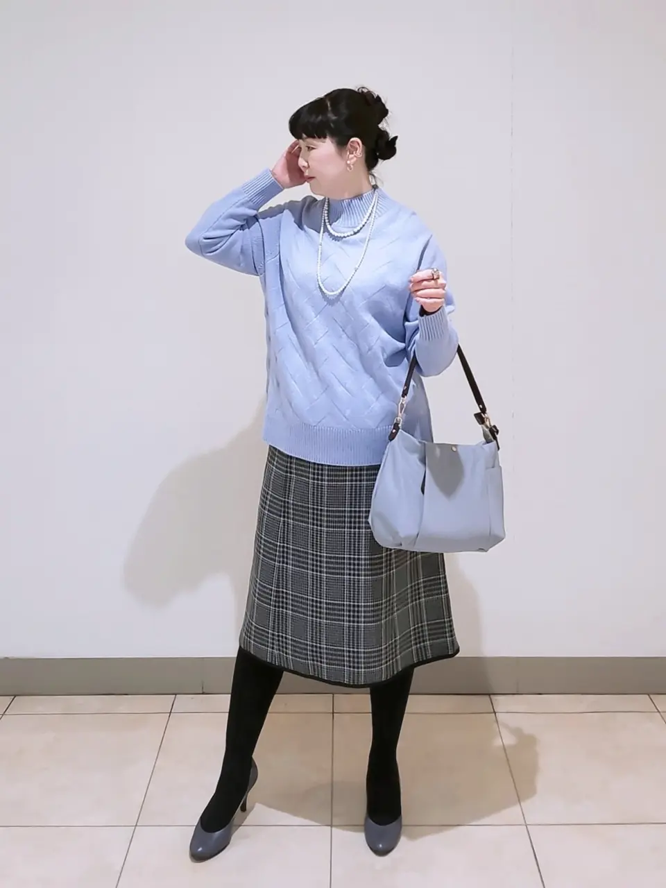 J.PRESS LADIES L スタッフ コーディネート画像