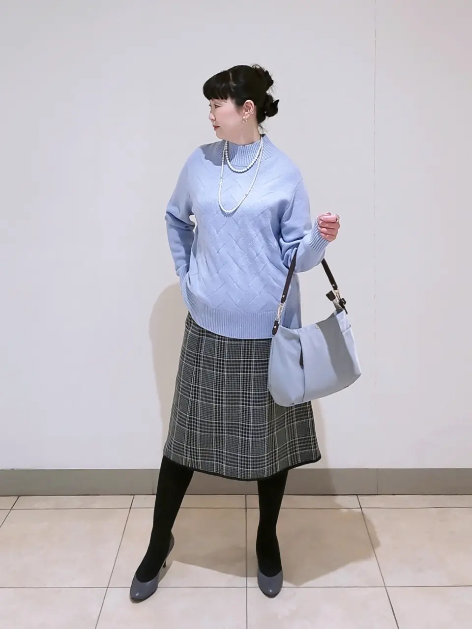 J.PRESS LADIES L スタッフ コーディネート画像