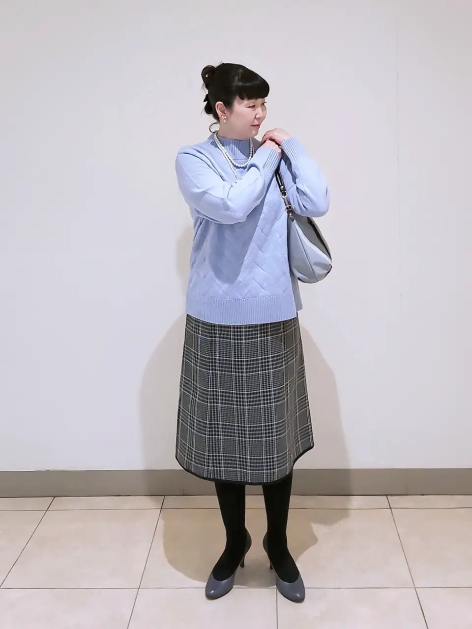 J.PRESS LADIES L スタッフ コーディネート画像