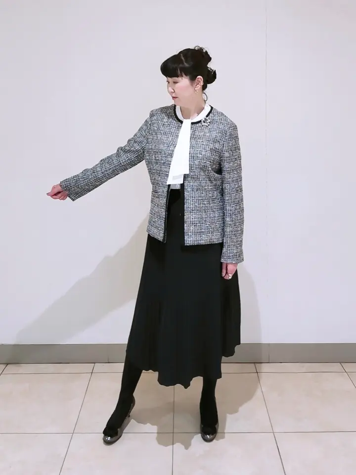 J.PRESS LADIES L スタッフ コーディネート画像