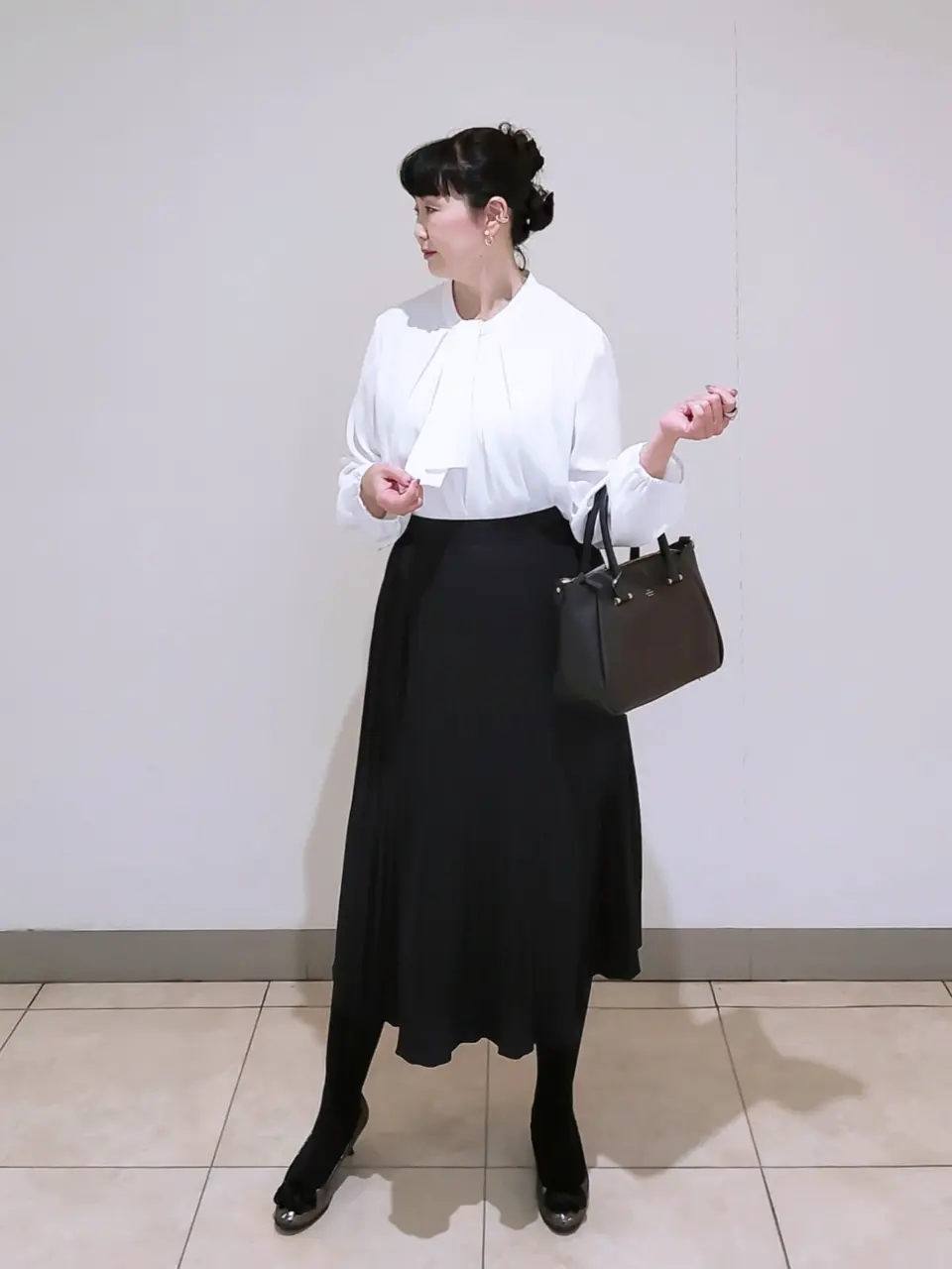 J.PRESS LADIES L スタッフ コーディネート画像