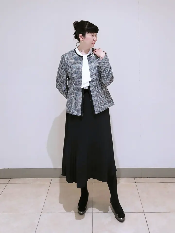 J.PRESS LADIES L スタッフ コーディネート画像