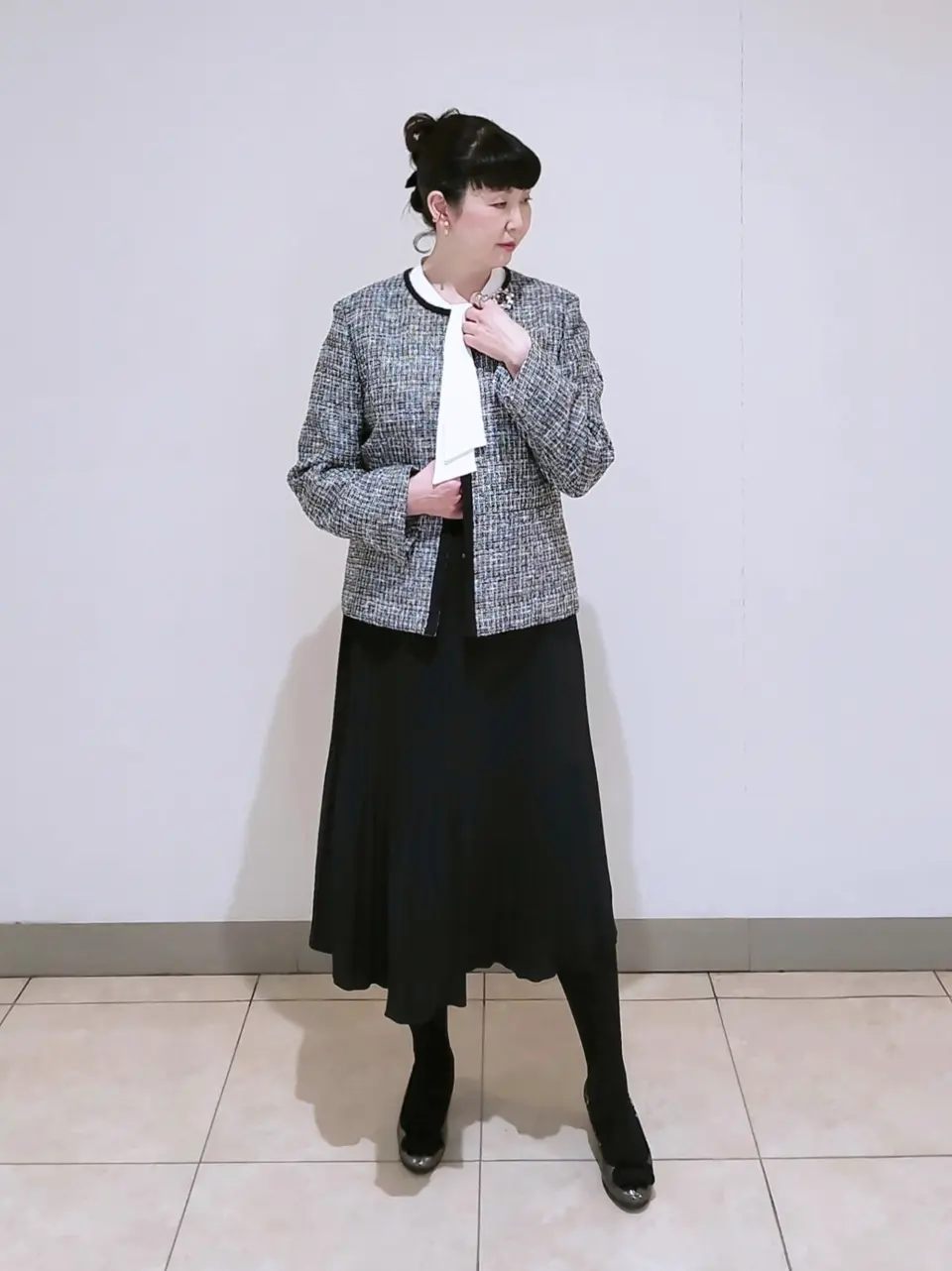 J.PRESS LADIES L スタッフ コーディネート画像