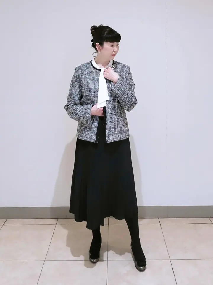 J.PRESS LADIES L スタッフ コーディネート画像