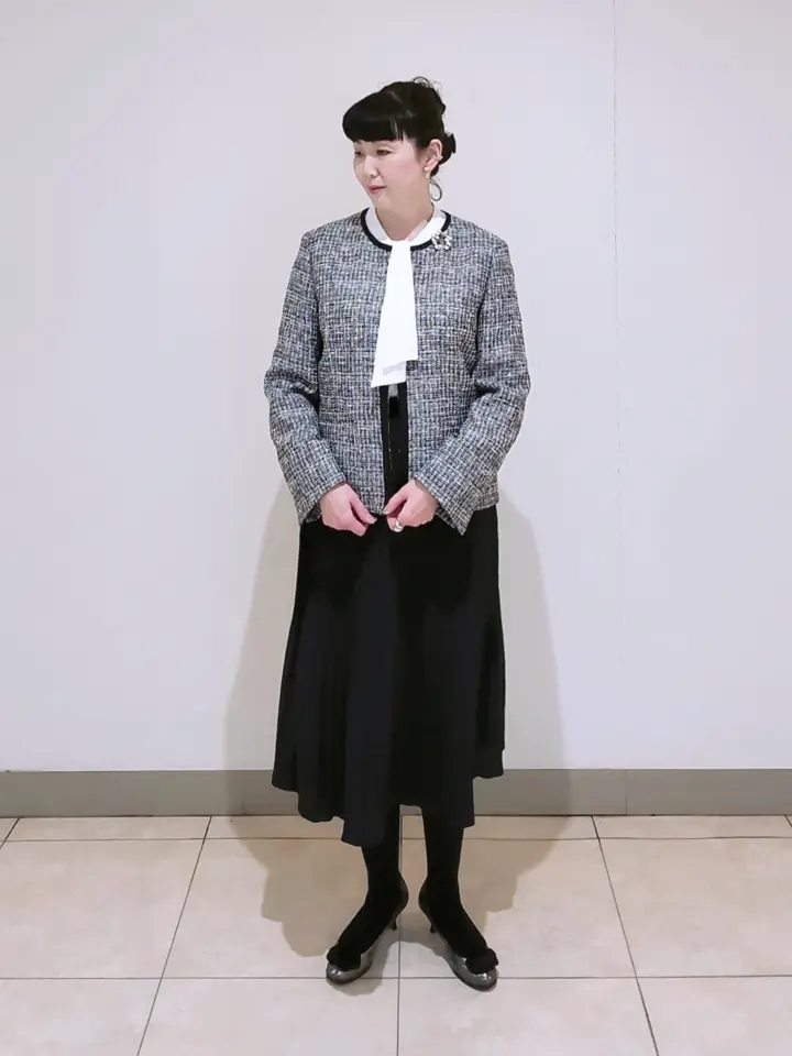 J.PRESS LADIES L スタッフ コーディネート画像