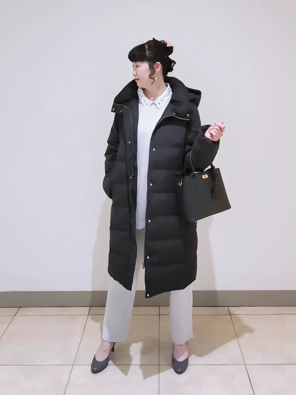 J.PRESS LADIES L スタッフ コーディネート画像