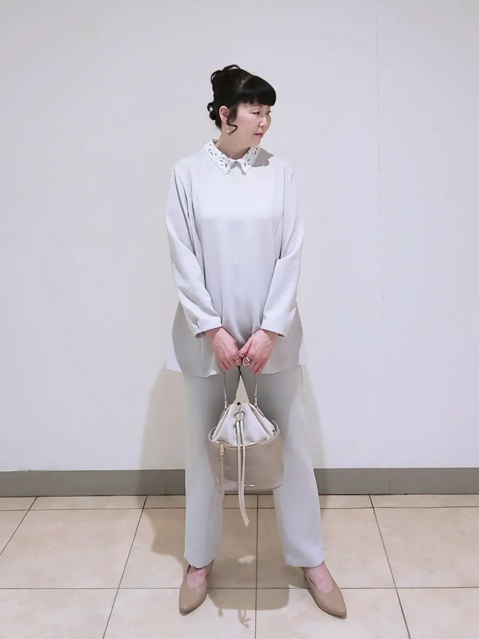 J.PRESS LADIES L スタッフ コーディネート画像