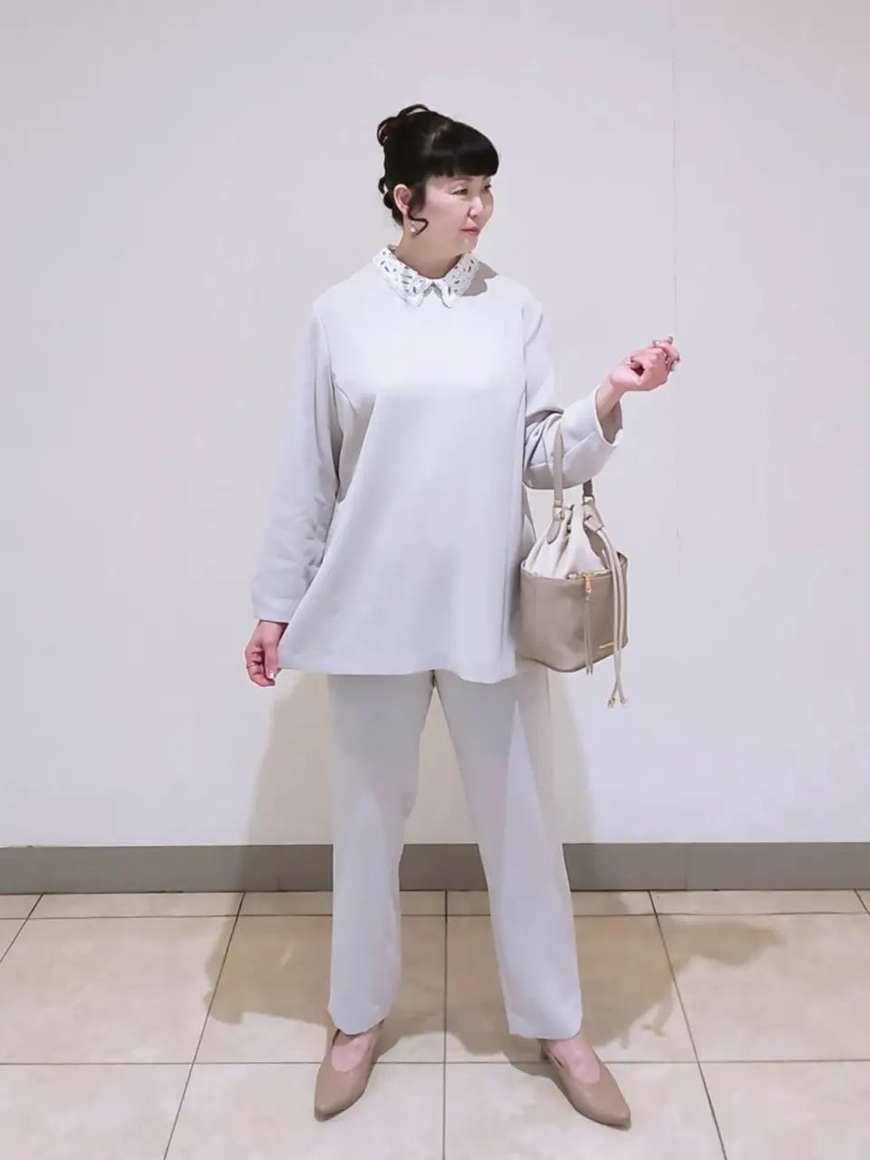 J.PRESS LADIES L スタッフ コーディネート画像