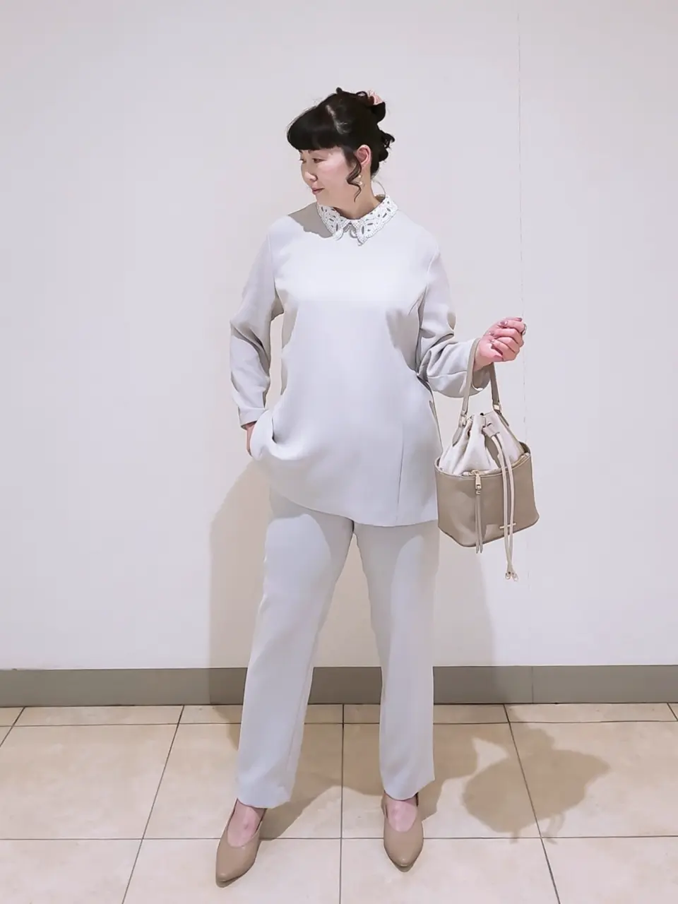 J.PRESS LADIES L スタッフ コーディネート画像