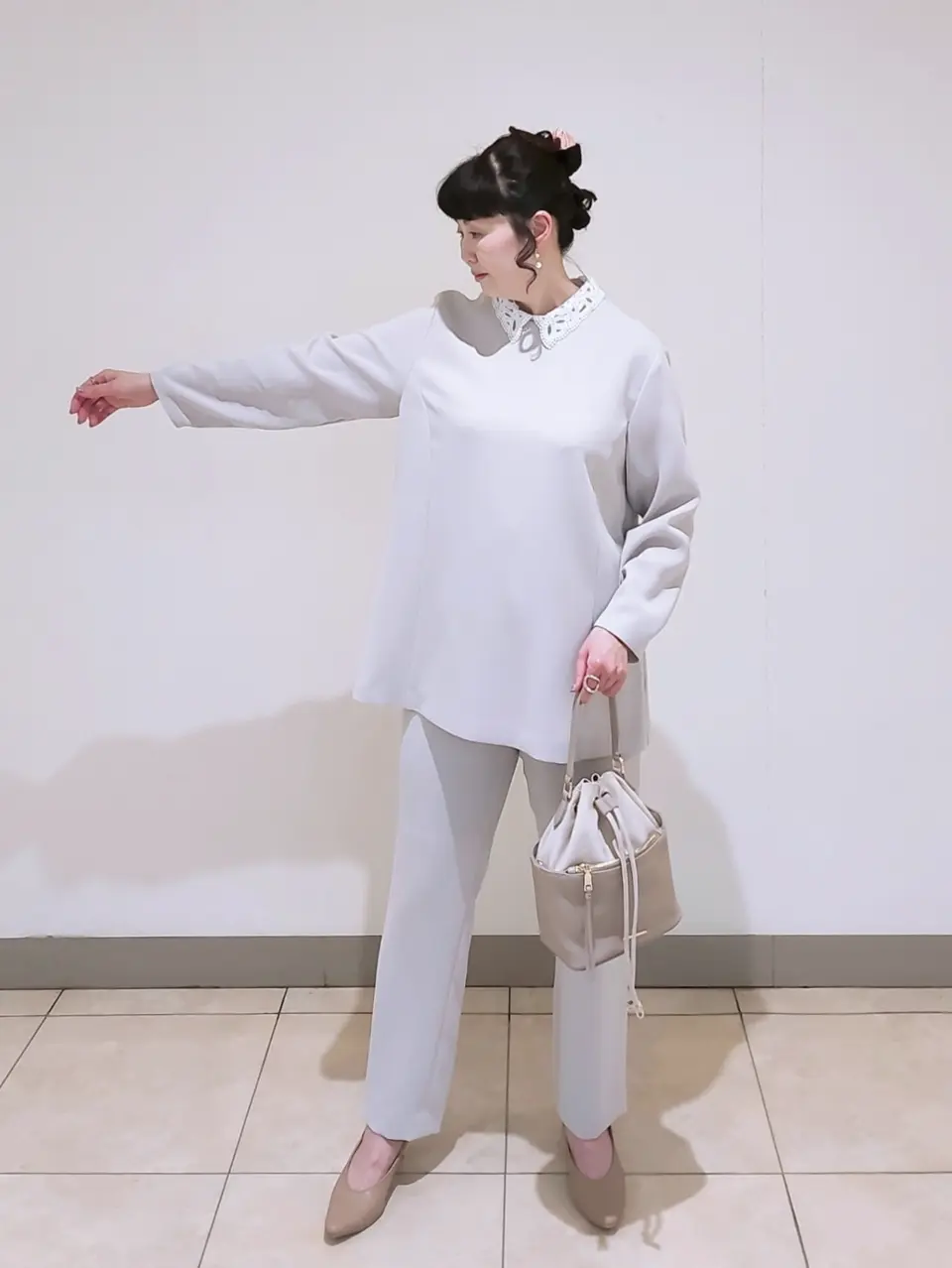 J.PRESS LADIES L スタッフ コーディネート画像