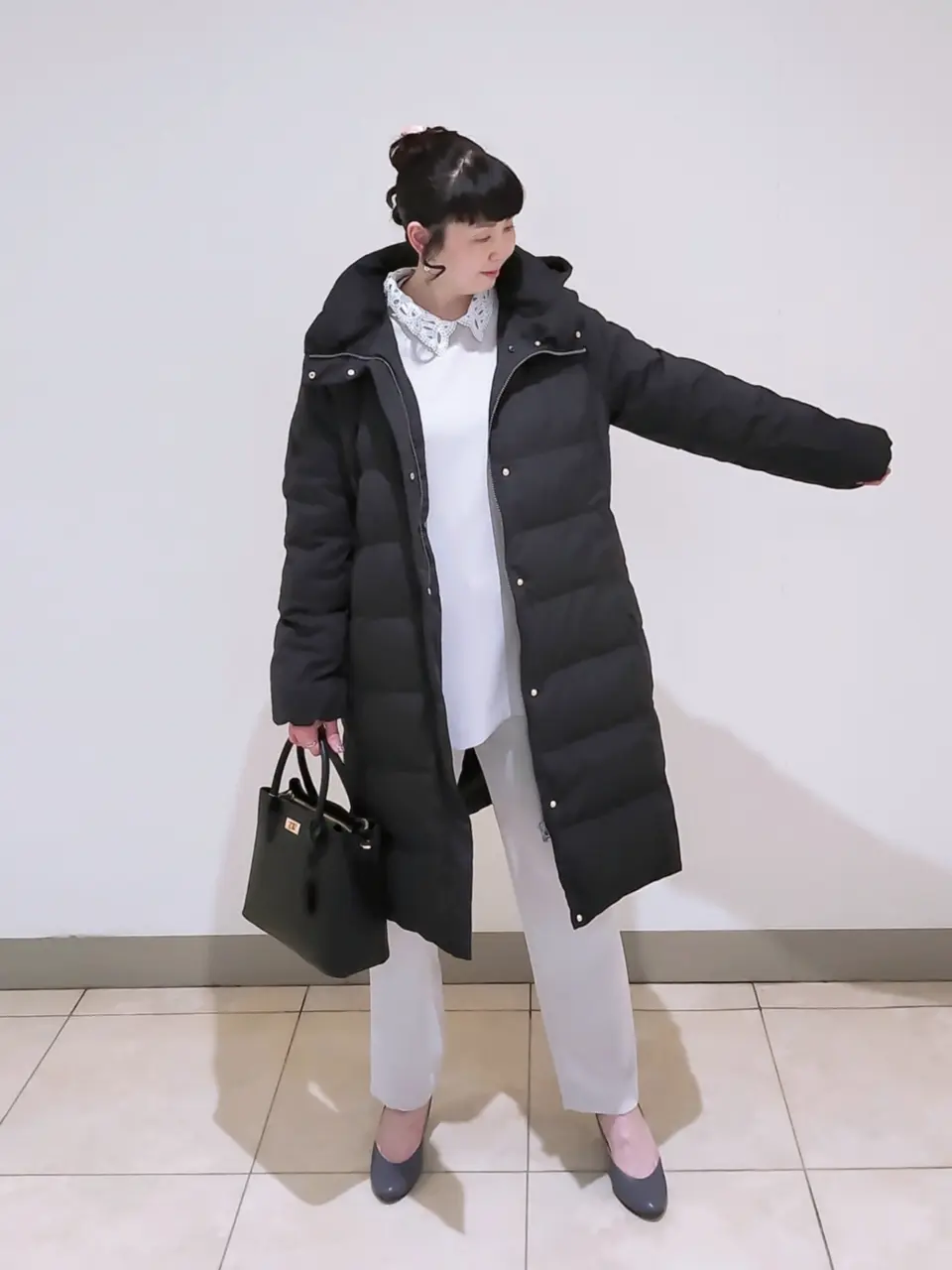 J.PRESS LADIES L スタッフ コーディネート画像