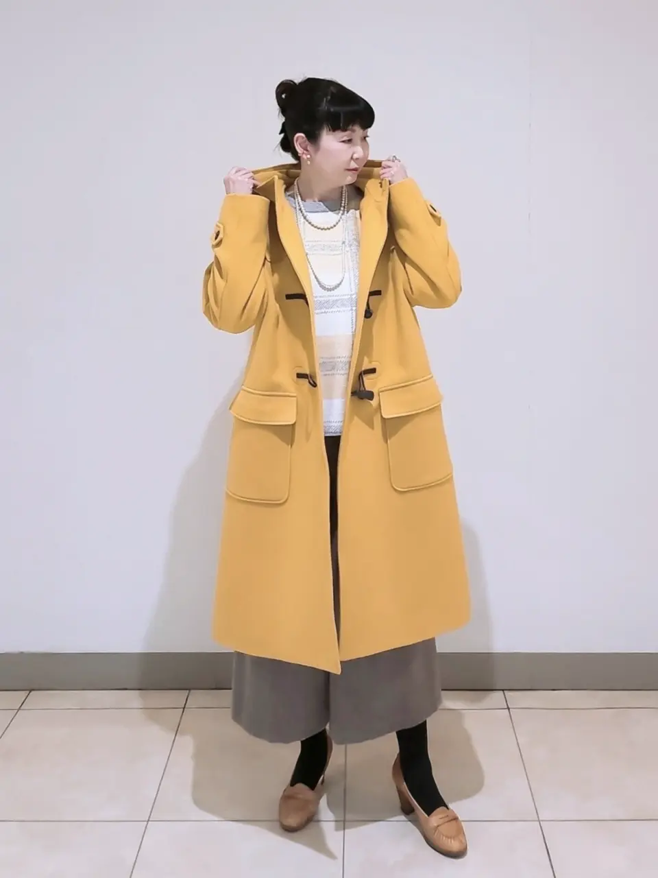 J.PRESS LADIES L スタッフ コーディネート画像