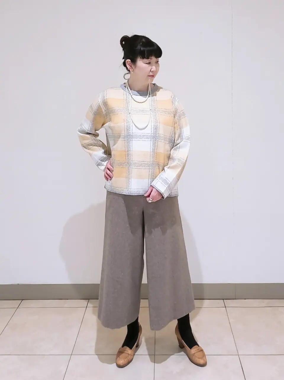 J.PRESS LADIES L スタッフ コーディネート画像