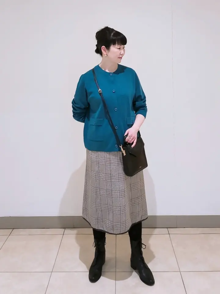 J.PRESS LADIES L スタッフ コーディネート画像