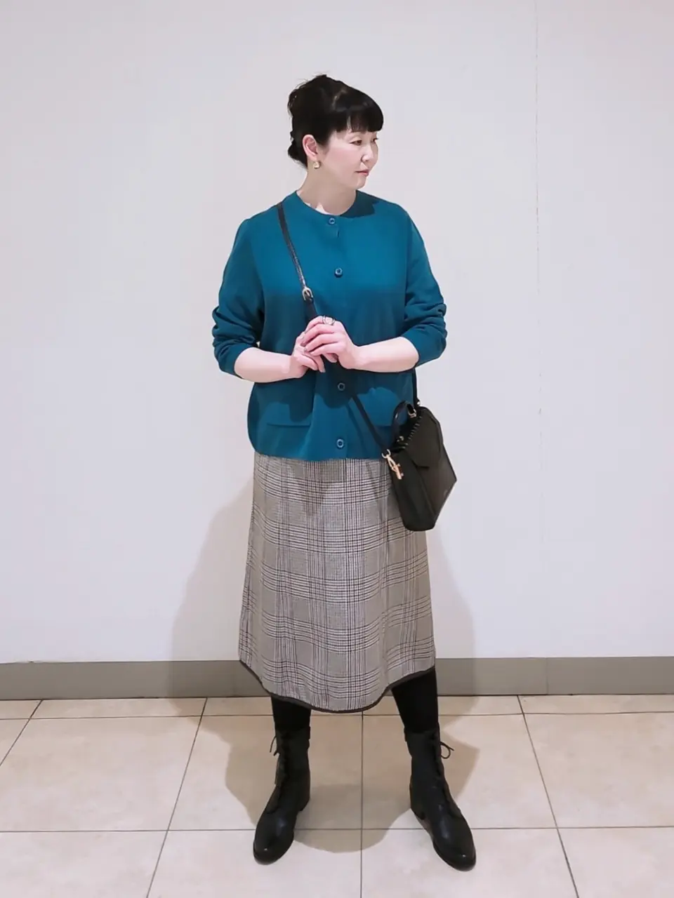 J.PRESS LADIES L スタッフ コーディネート画像