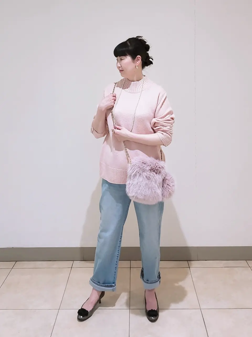 J.PRESS LADIES L スタッフ コーディネート画像