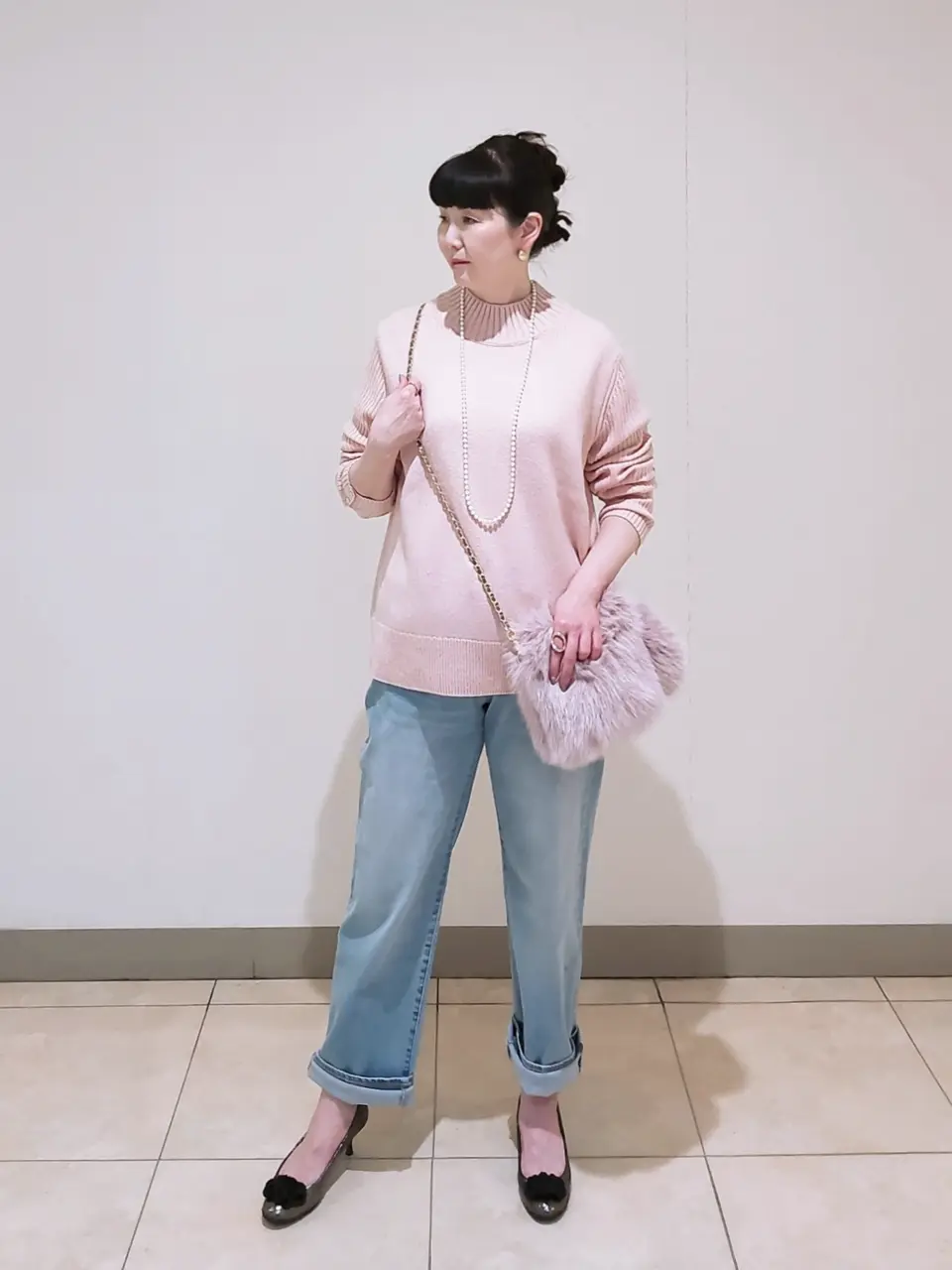 J.PRESS LADIES L スタッフ コーディネート画像