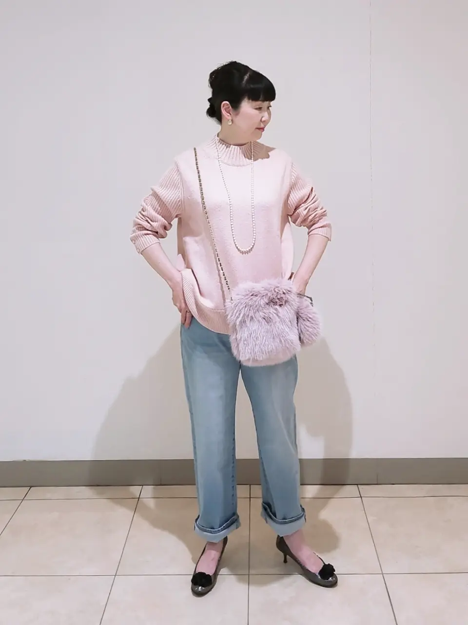 J.PRESS LADIES L スタッフ コーディネート画像