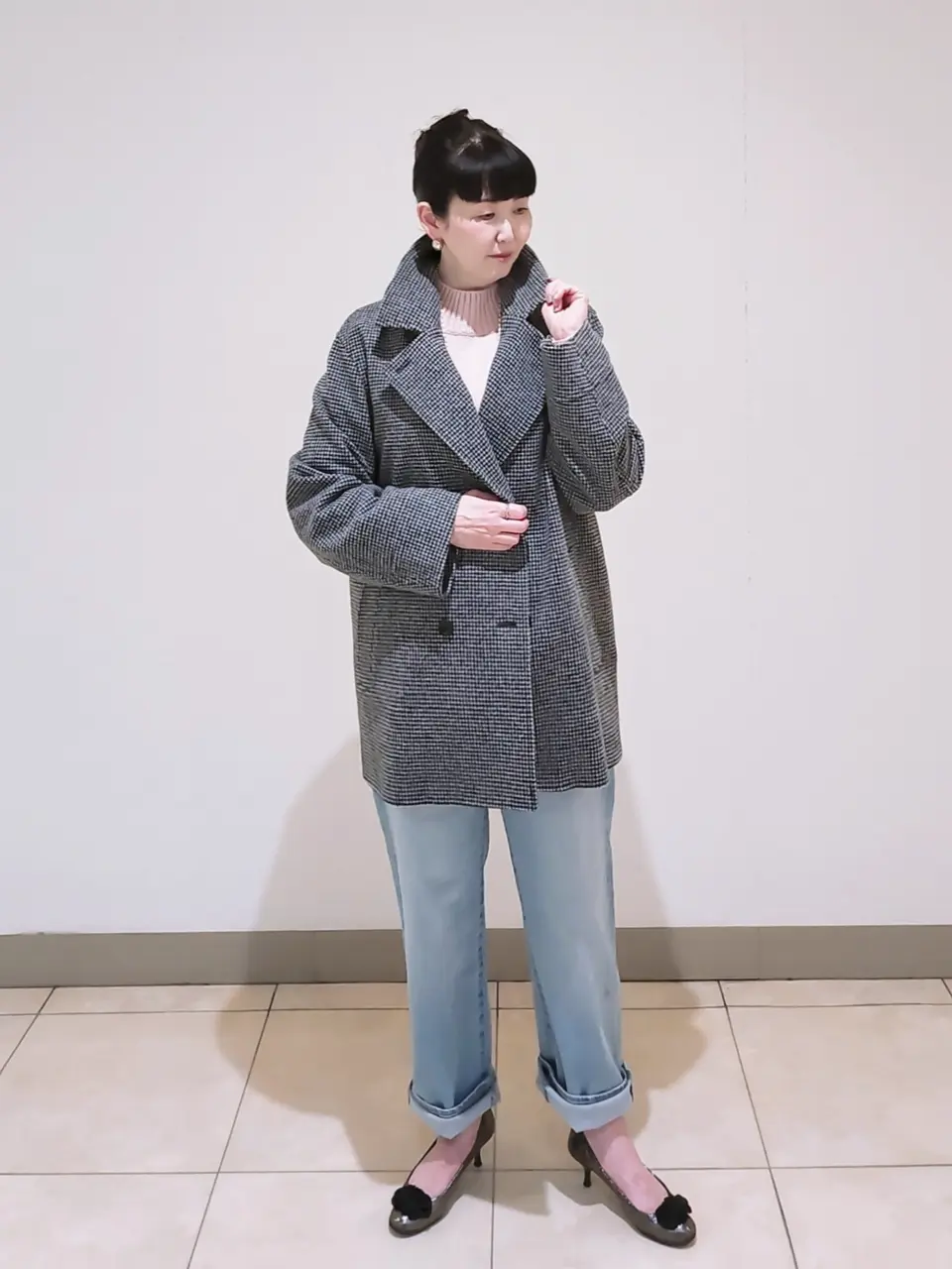 J.PRESS LADIES L スタッフ コーディネート画像