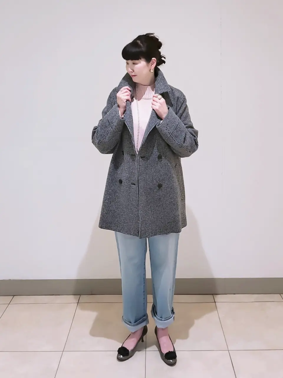 J.PRESS LADIES L スタッフ コーディネート画像