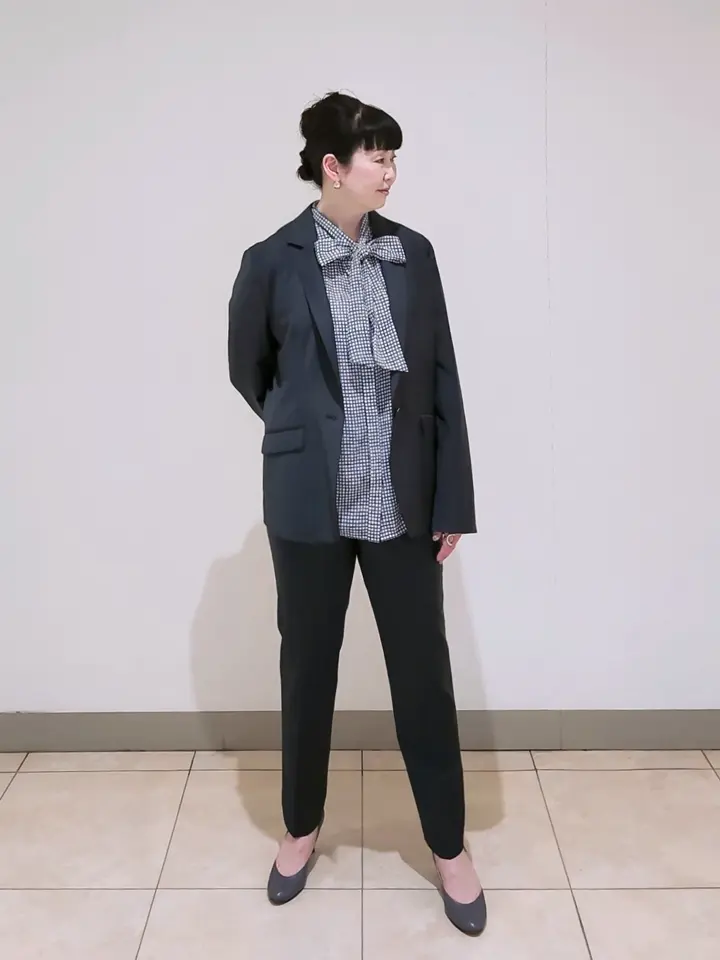 J.PRESS LADIES L スタッフ コーディネート画像