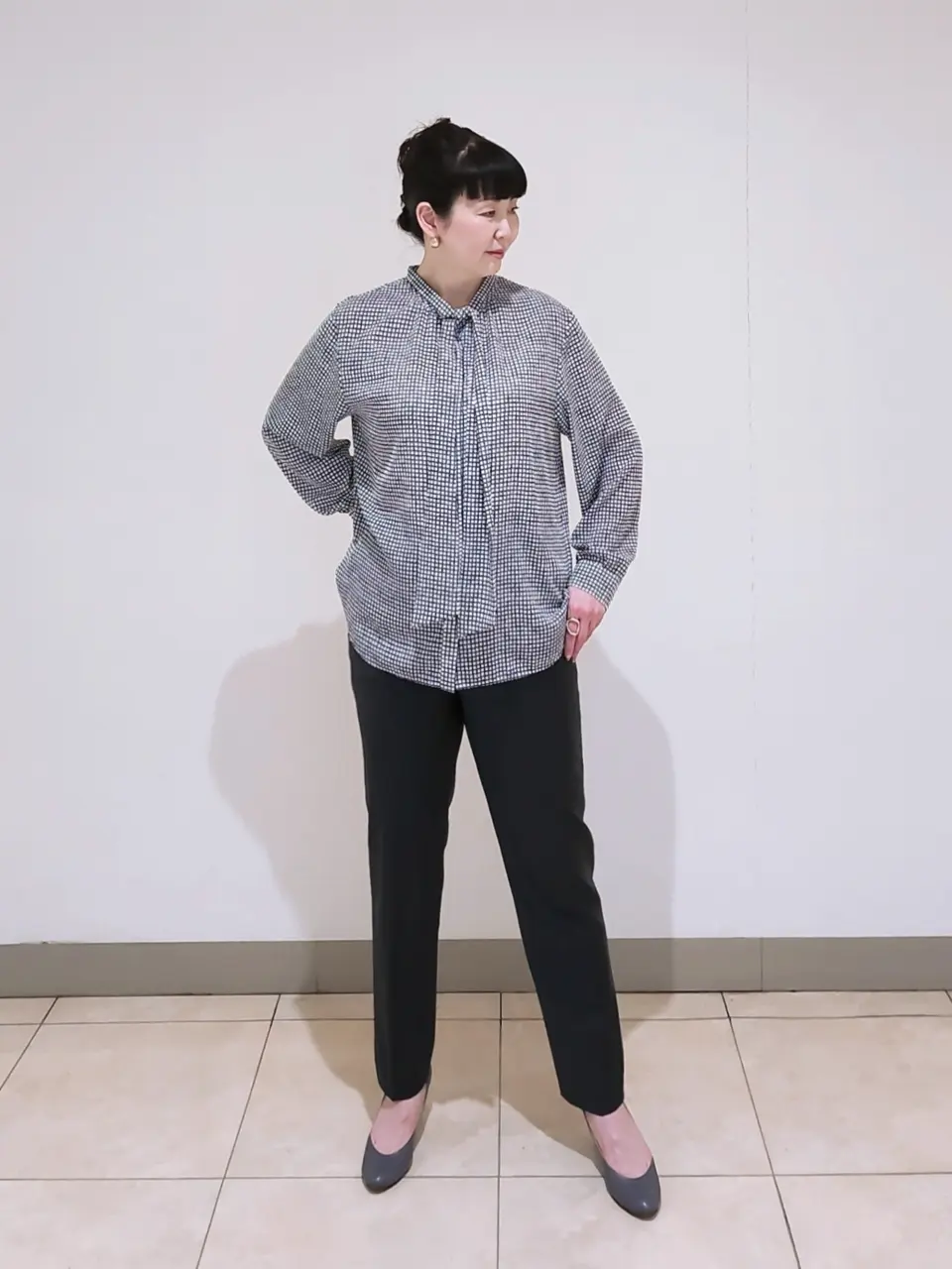 J.PRESS LADIES L スタッフ コーディネート画像