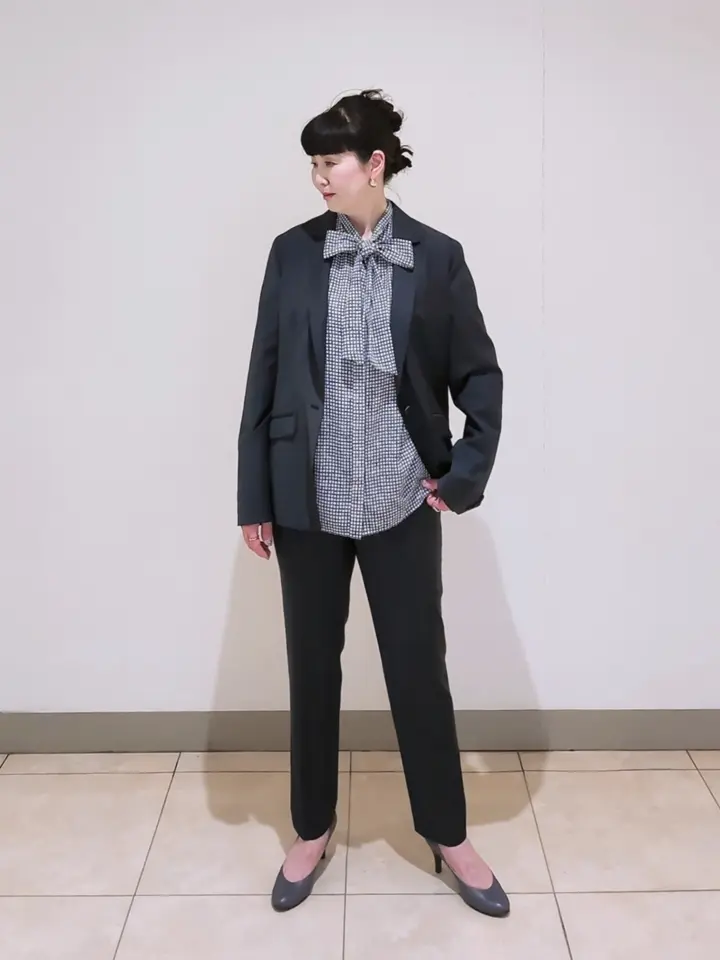 J.PRESS LADIES L スタッフ コーディネート画像