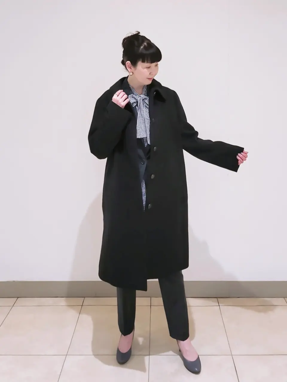 J.PRESS LADIES L スタッフ コーディネート画像