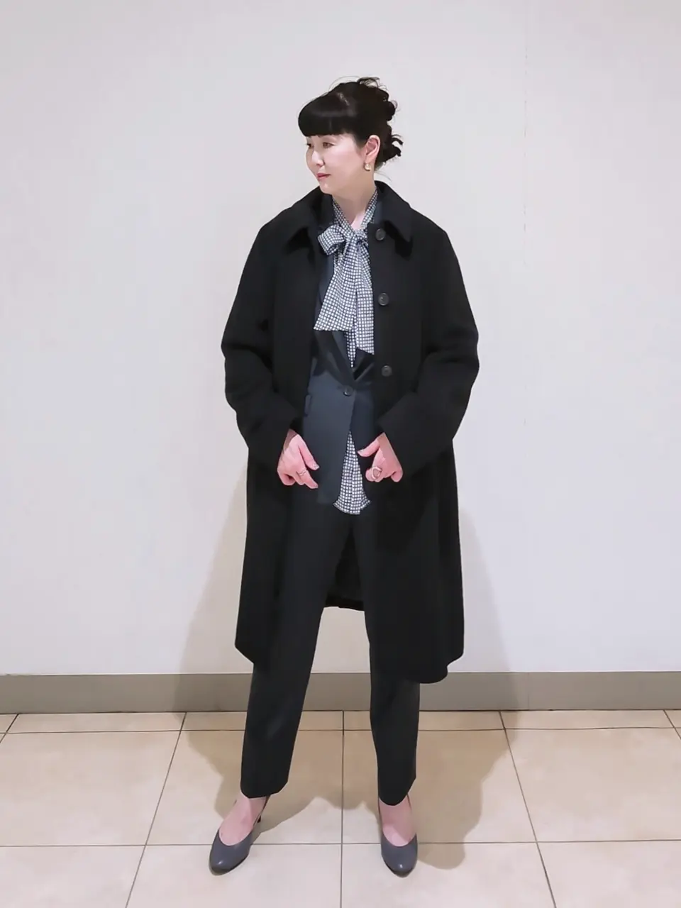 J.PRESS LADIES L スタッフ コーディネート画像