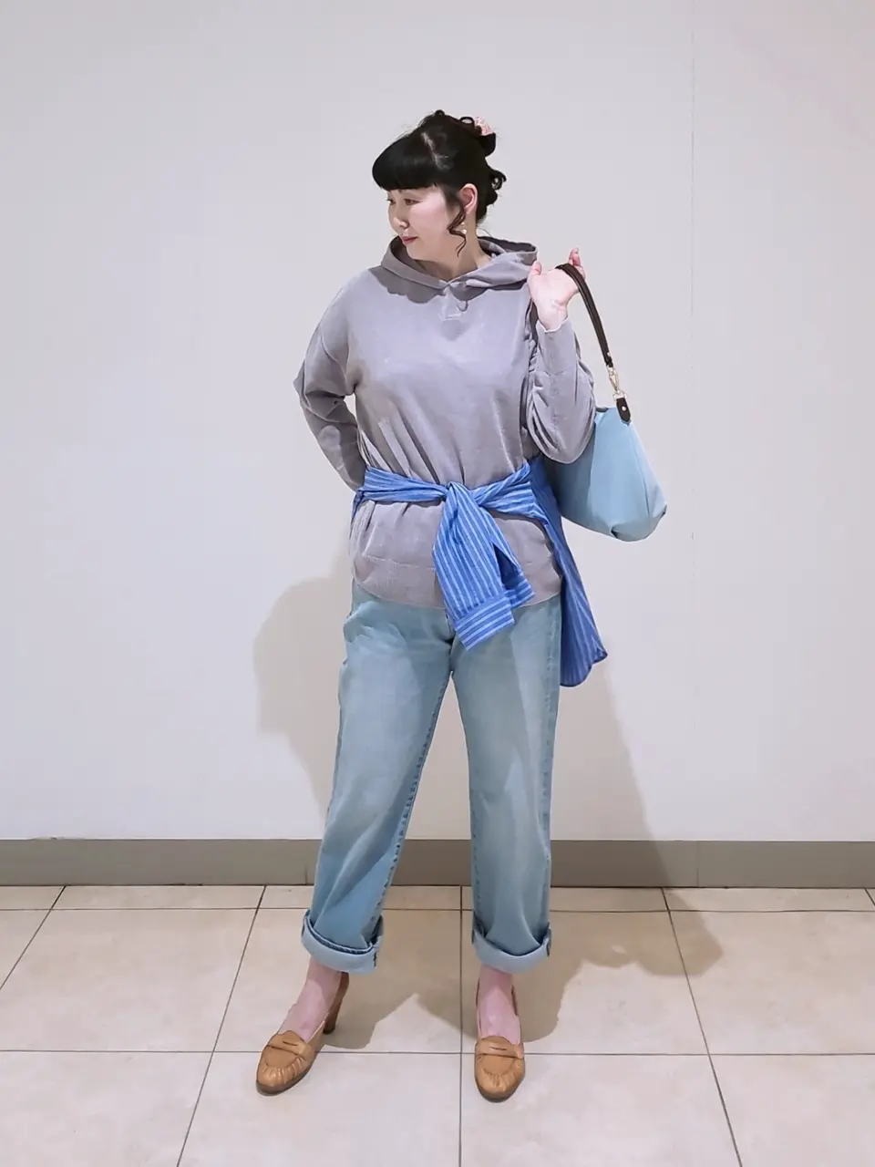 J.PRESS LADIES L スタッフ コーディネート画像