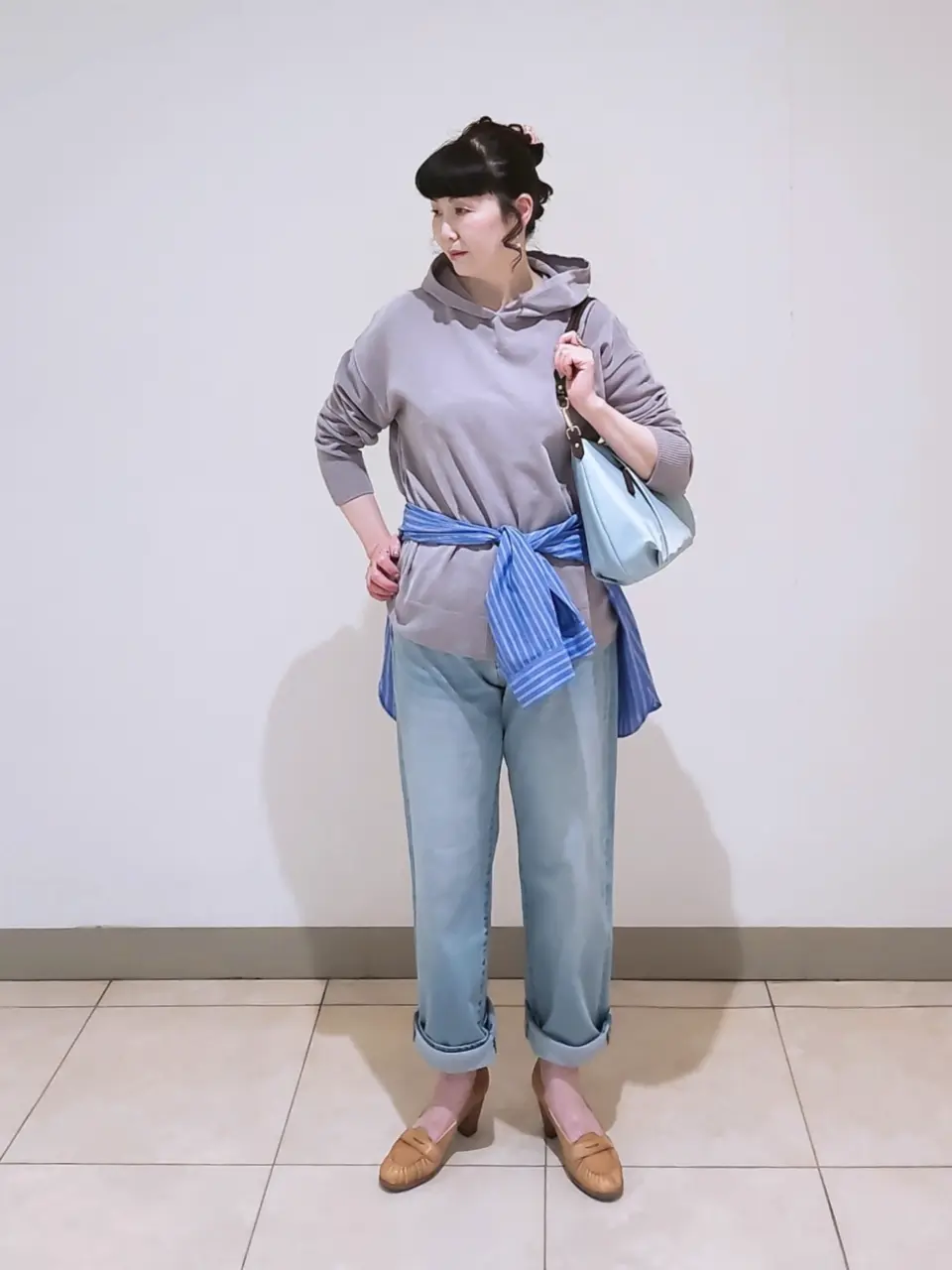 J.PRESS LADIES L スタッフ コーディネート画像