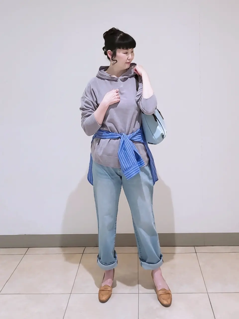 J.PRESS LADIES L スタッフ コーディネート画像