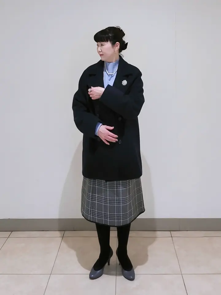 J.PRESS LADIES L スタッフ コーディネート画像