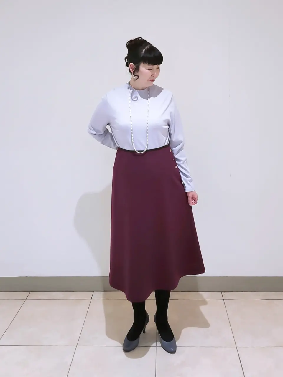 J.PRESS LADIES L スタッフ コーディネート画像