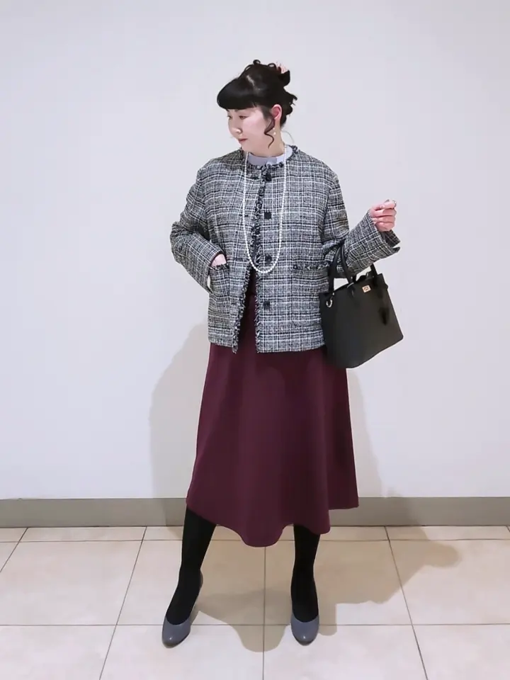 J.PRESS LADIES L スタッフ コーディネート画像