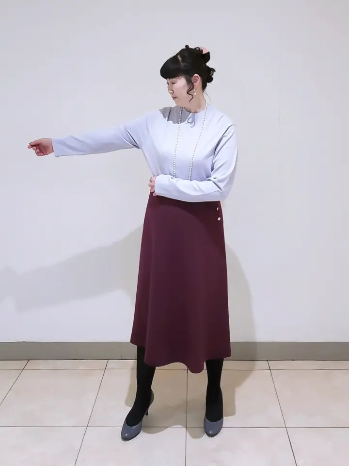 J.PRESS LADIES L スタッフ コーディネート画像