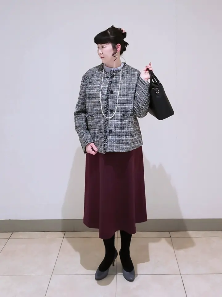 J.PRESS LADIES L スタッフ コーディネート画像