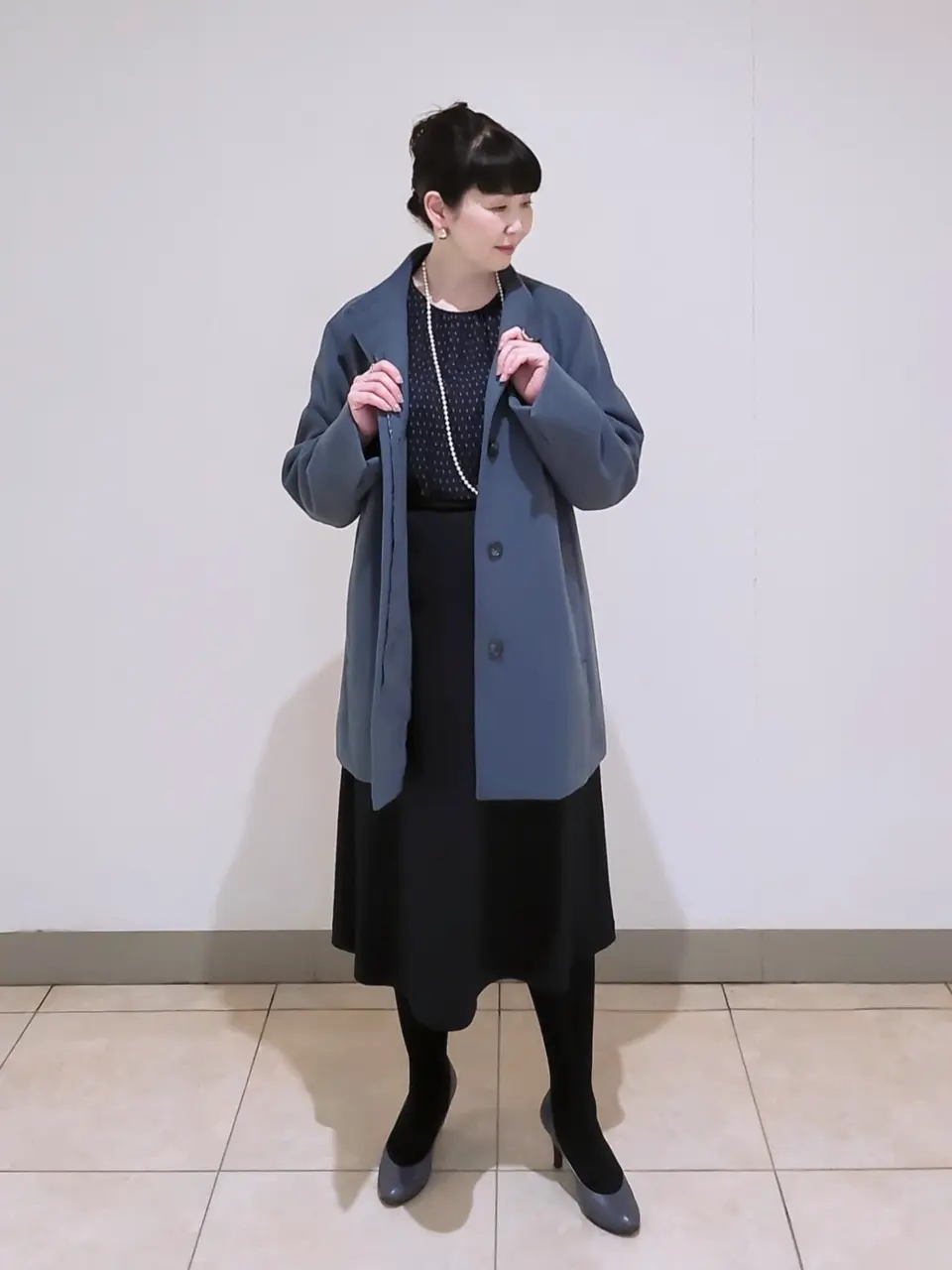 J.PRESS LADIES L スタッフ コーディネート画像