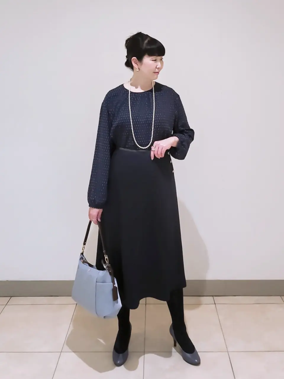 J.PRESS LADIES L スタッフ コーディネート画像