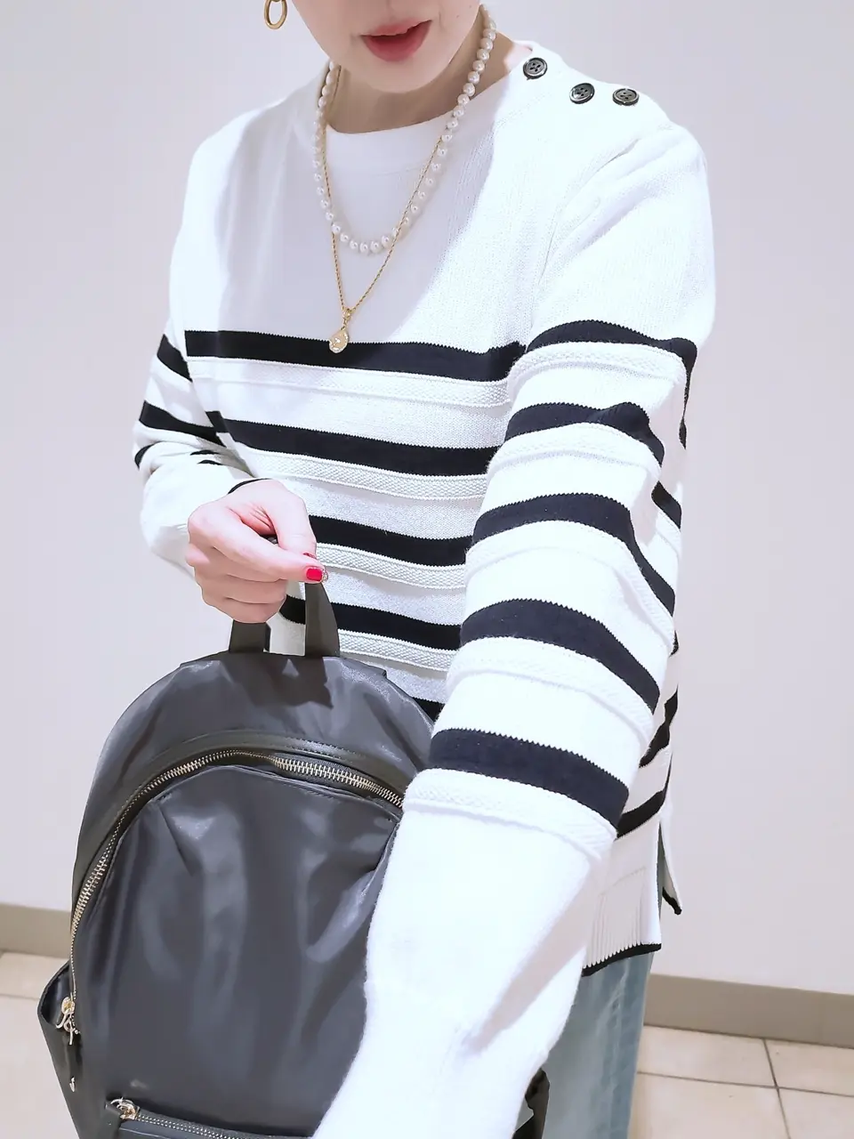 J.PRESS LADIES L スタッフ コーディネート画像