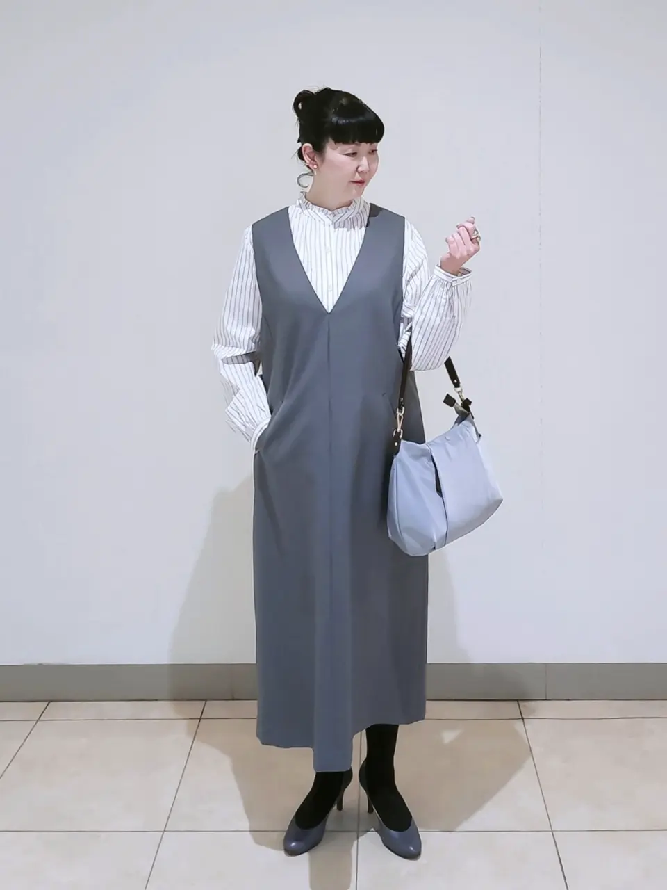 J.PRESS LADIES L スタッフ コーディネート画像