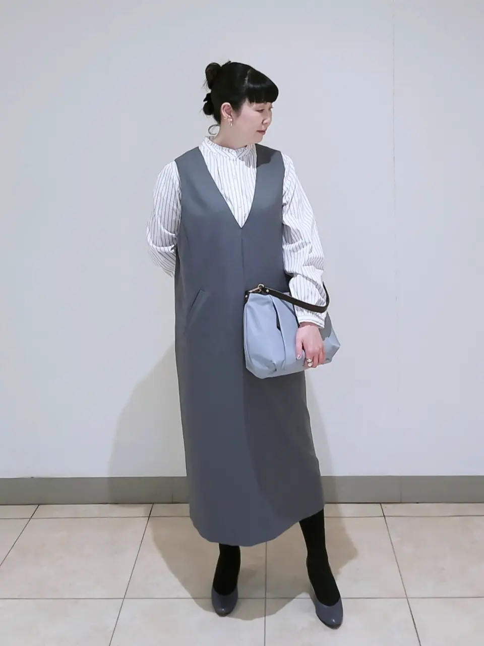 J.PRESS LADIES L スタッフ コーディネート画像