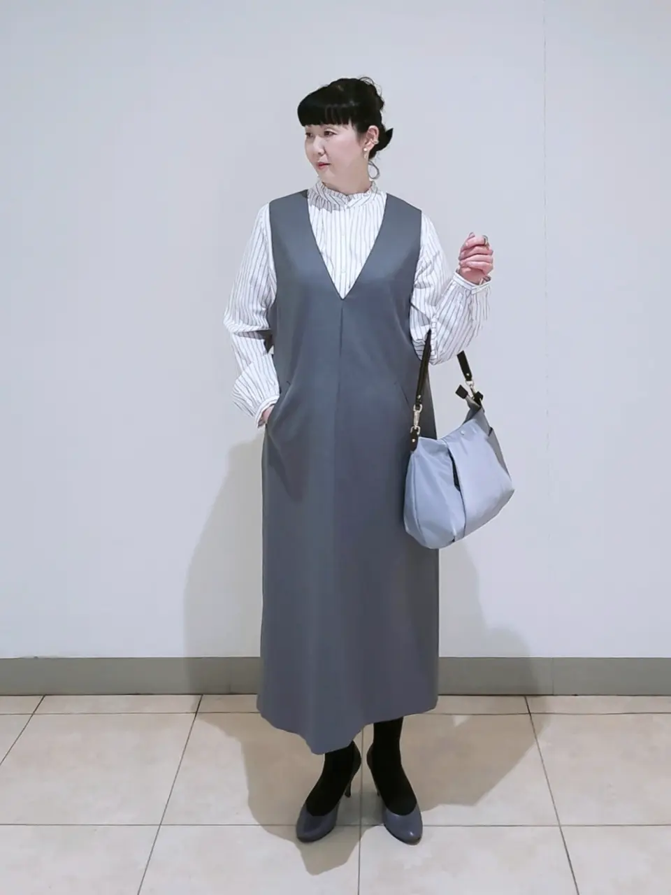 J.PRESS LADIES L スタッフ コーディネート画像