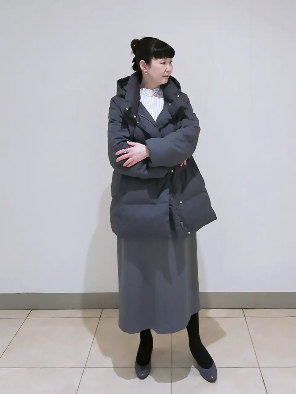 J.PRESS LADIES L スタッフ コーディネート画像