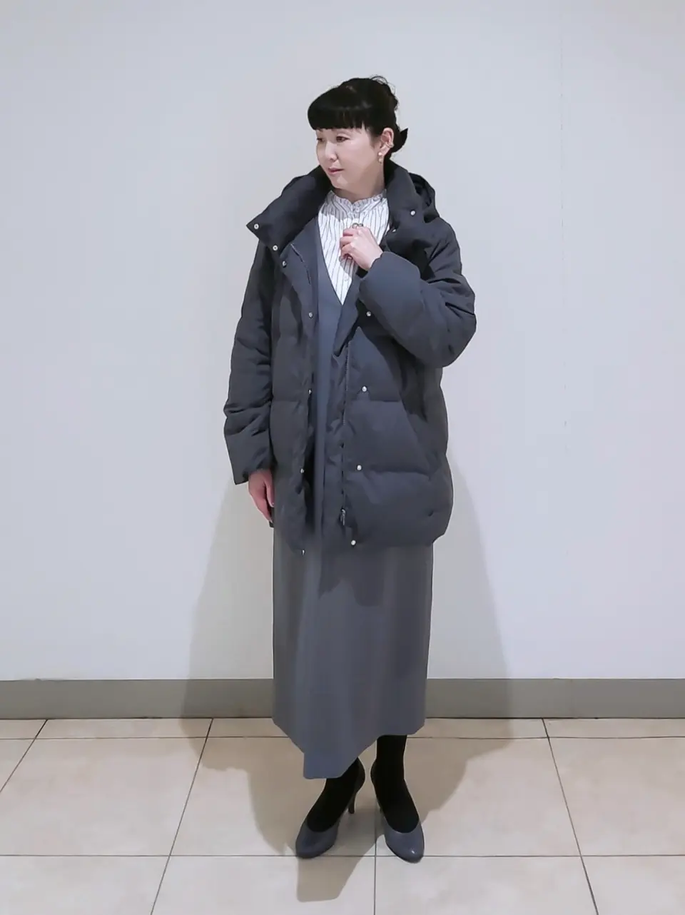 J.PRESS LADIES L スタッフ コーディネート画像