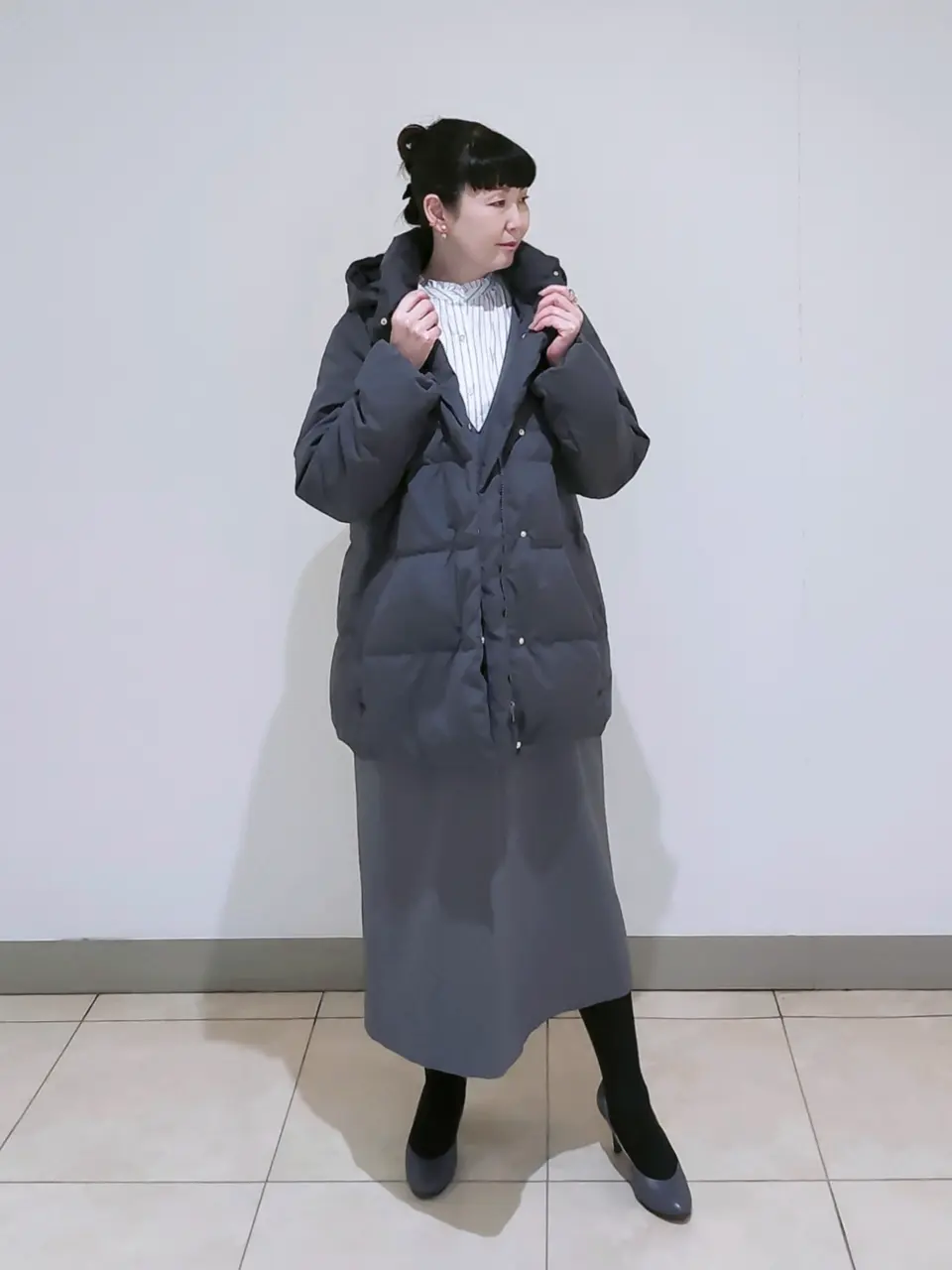 J.PRESS LADIES L スタッフ コーディネート画像