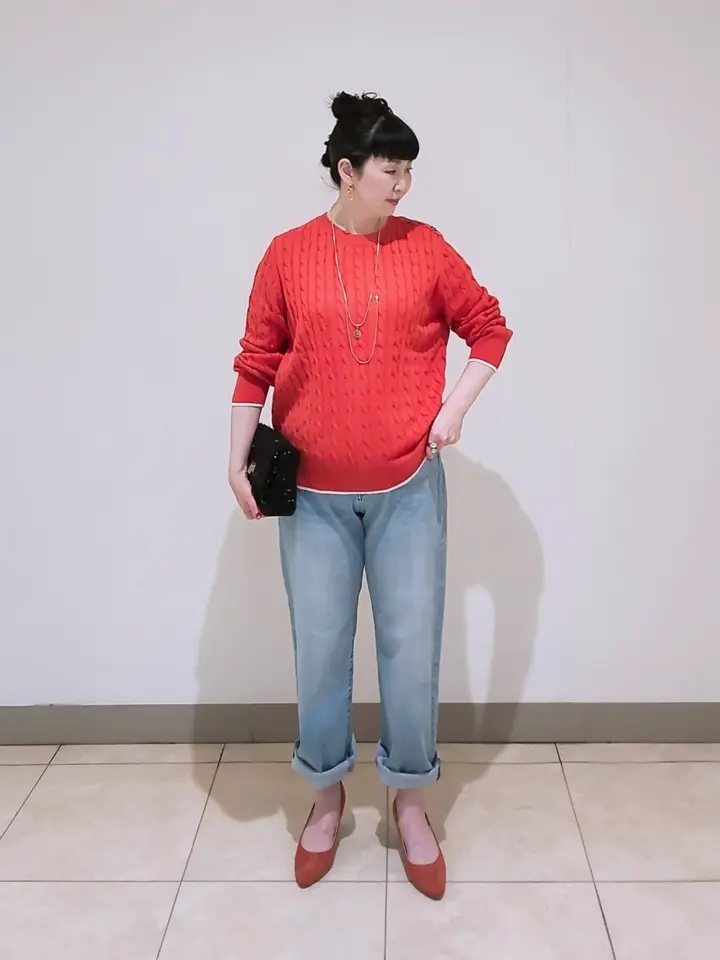 J.PRESS LADIES L スタッフ コーディネート画像